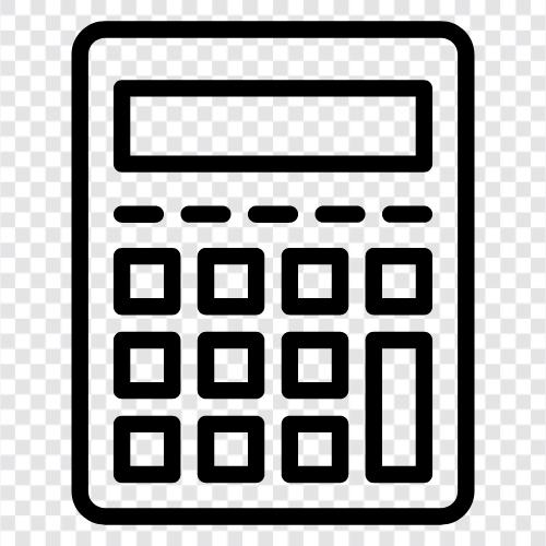 mathematical, scientific, online, online calculator icon svg