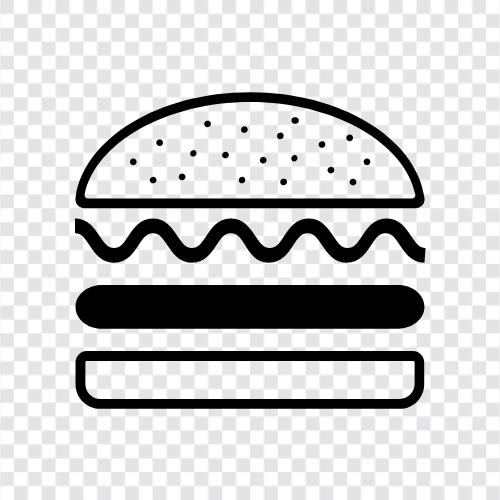 McDonalds, fast food, Hamburger icon svg