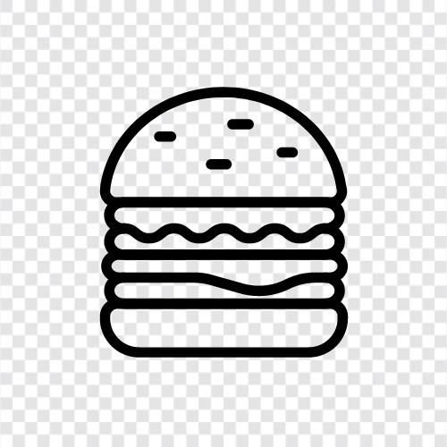 Essen, Fleisch, Rindfleisch, Patty symbol