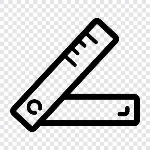 measuring, ruler, length, width icon svg