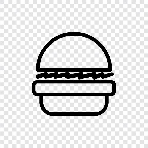 meat, fast food, burger, sandwich icon svg