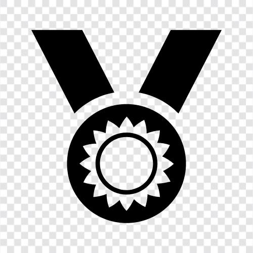 medal, award, commendation, citation icon svg