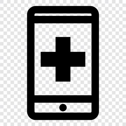 medical app, health app, medical advice, health advice icon svg