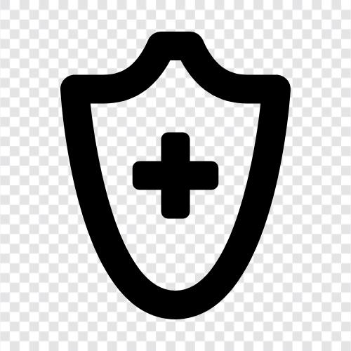 medical security, health care security, health information security, healthcare data security icon svg