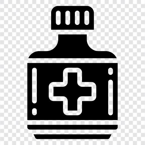 ilaç şişesi, reçete şişesi, sağlık şişesi, tıbbi ilaç şişesi ikon svg