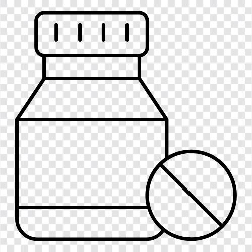 medication, over the counter, side effects, generic icon svg