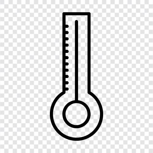 Quecksilber, Thermometer, Fieber, Körper symbol