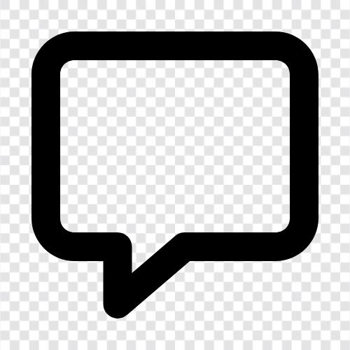 Nachrichten, Instant Messaging, Chatrooms, OnlineChat symbol