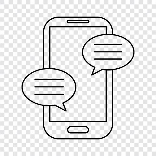 messaging, online chatting, online communication, online messaging icon svg