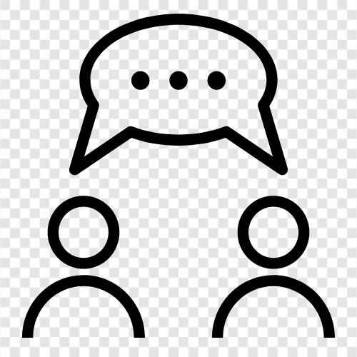 messaging, messaging app, talking, talking app icon svg