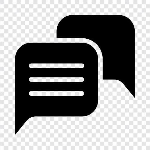 messaging, social media, chatroom, online chat icon svg