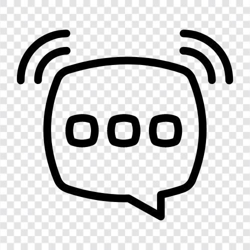 messaging, chatting, online chatting, online message icon svg