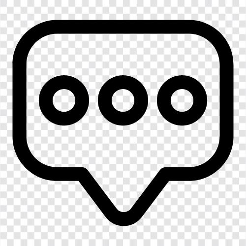 messaging, phone, talk, chat app icon svg