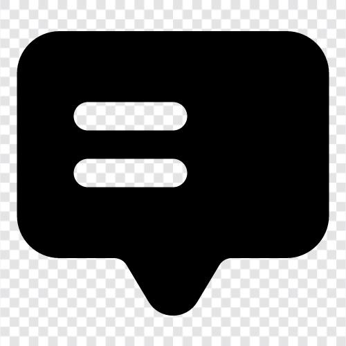 messaging, messaging app, messenger, chat room icon svg
