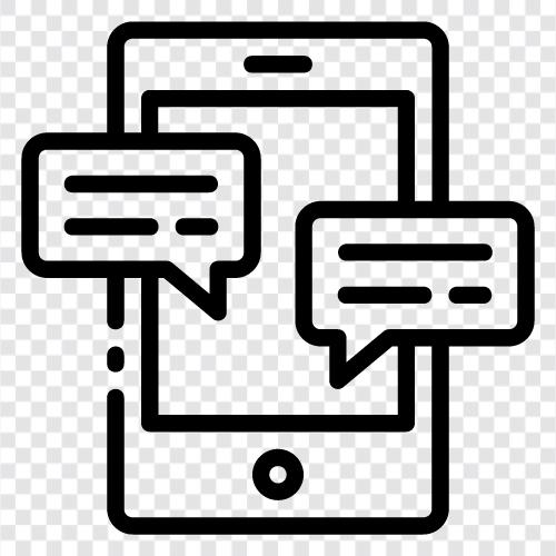 messaging, messaging app, social media, online chat icon svg