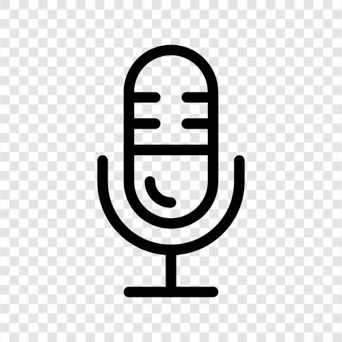 mic, voice, kayıt, audio ikon svg