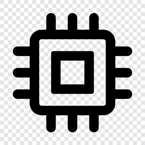 microchip, silicon, semiconductor, microprocessor icon svg