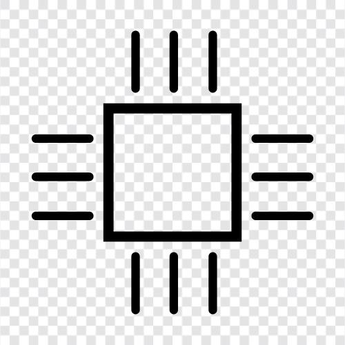 mikrodenetleyici, mikroişlemci, dijital sinyal işlemci, DSP ikon svg