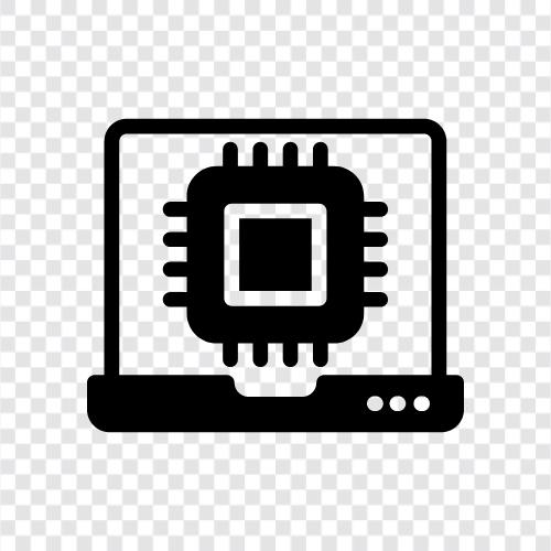 microcontroller, processor, digital logic, embedded system icon svg