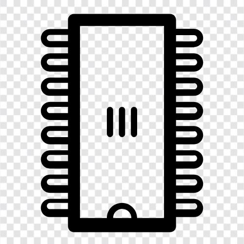 microcontroller, microprocessor, digital signal processing, DSP icon svg