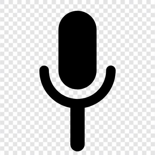 Mikrofon, Voice Recorder, Recorder, Digitalrecorder symbol