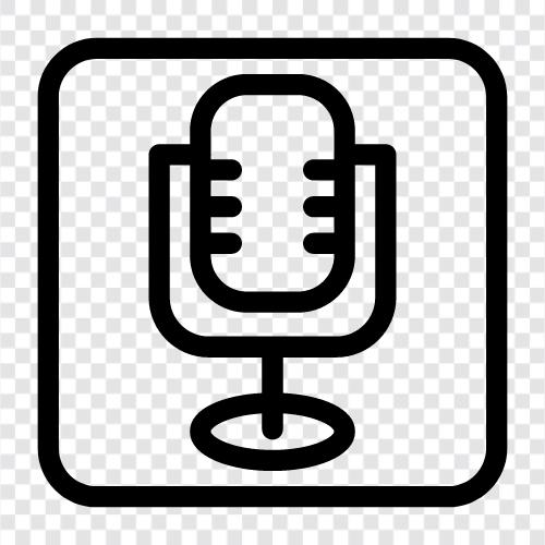 microphone, audio, recorder, recorder microphone icon svg