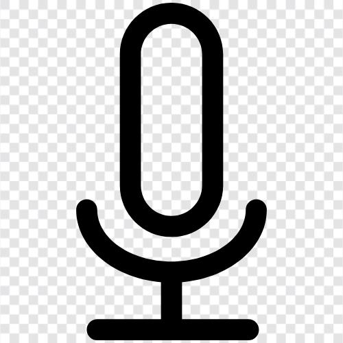 microphone, voice, audio, Skype icon svg