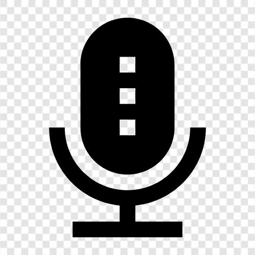 microphone, sound, voice, audio icon svg