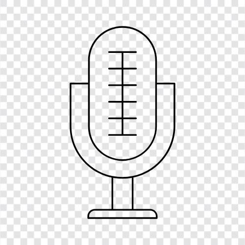 microphone, voice, recording, audio icon svg