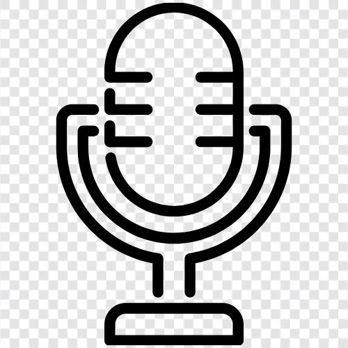 microphone, voice recorder, voice icon svg