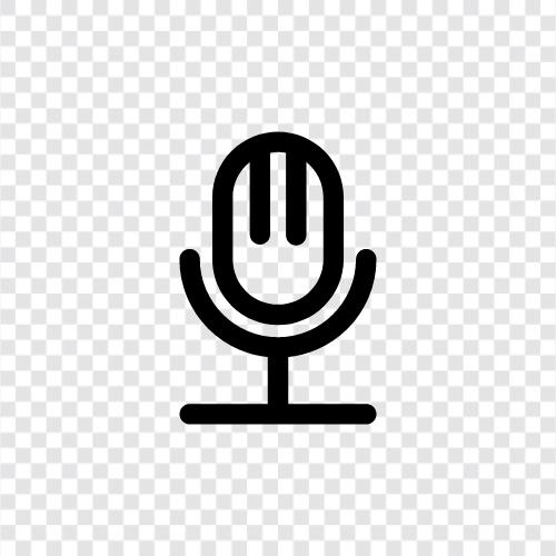 microphone, voice recording, voice memo, voice message icon svg