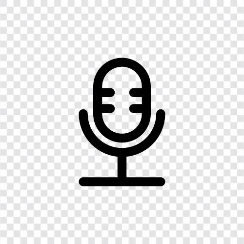 microphone, audio, recording, podcasting icon svg