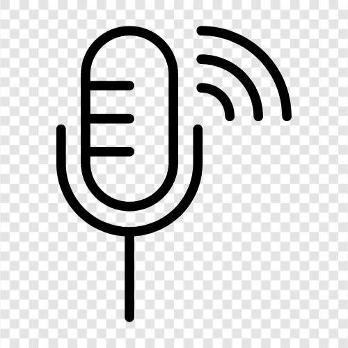 microphone, internet, voice, audio icon svg