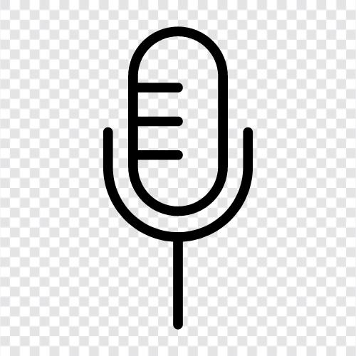 microphone, audio, voice, recording icon svg