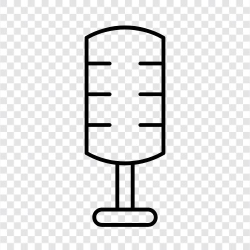 Mikrofon, Stimme, Ton, Aufnahme symbol