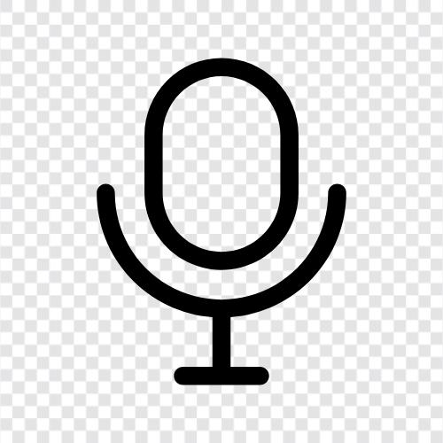 microphone, microphone for Skype, microphone for video, microphone for recording icon svg