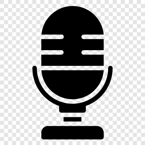 microphone, voice recorder, voice activated recorder, voice recorder app icon svg