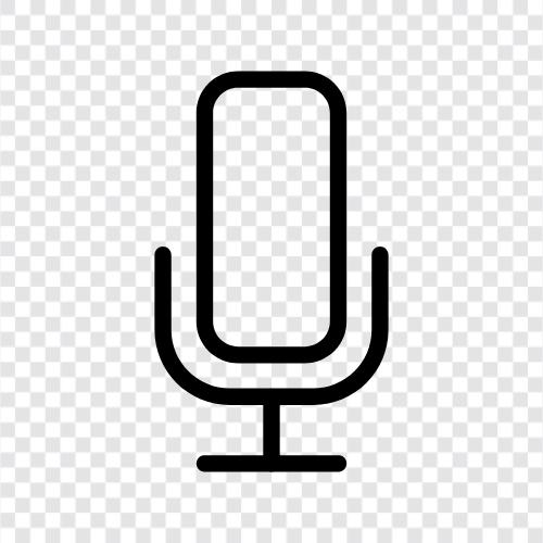 Mikrofone, Aufnahme, Audio, Stimme symbol