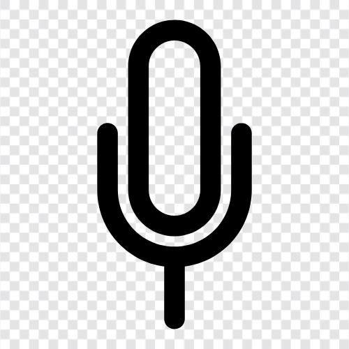 Microphones, Recording Microphone, Voice Microphone, Podcast Microphone icon svg