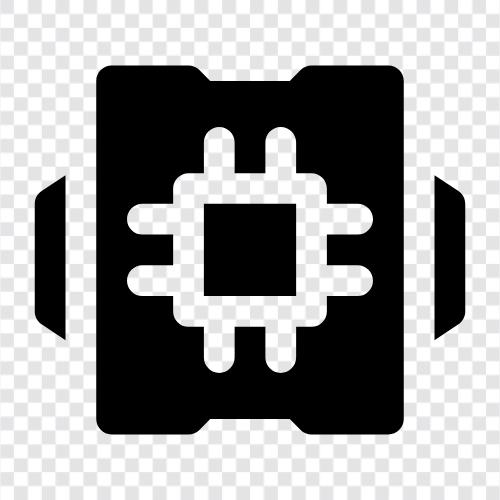 microprocessor, central processing unit, digital signal processor, floating point unit icon svg