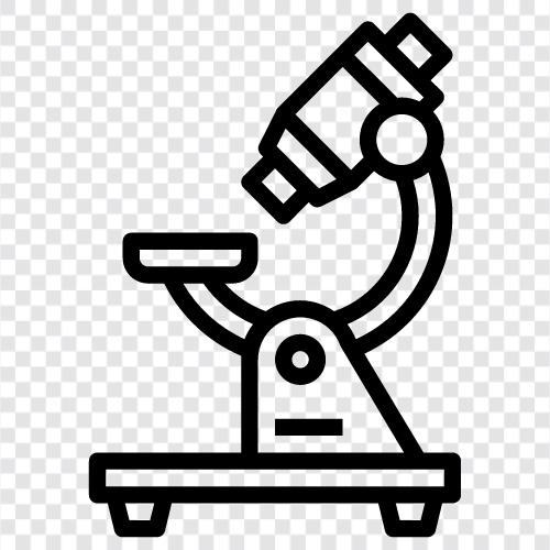Mikroskop görüntüleri, Mikroskop görüntüleme, Mikroskop büyütme, Mikroskop lens ikon svg