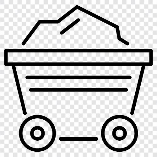 Mine Cart icon svg