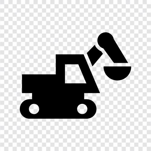 mining, heavy equipment, construction, heavy machinery icon svg