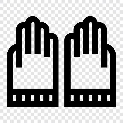 Handschuhe, Griff, Winter, Kälte symbol