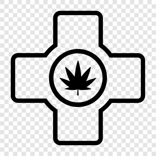 MMJ, weed, medical marijuana, treatment icon svg