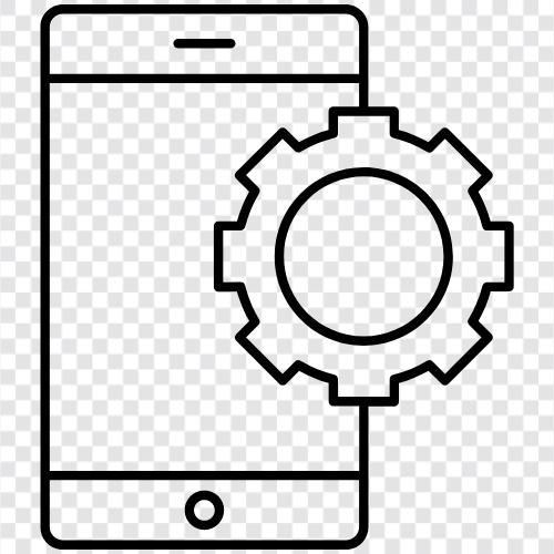 Mobile Apps, Mobiltelefone, Mobile Internet, Mobile Services symbol
