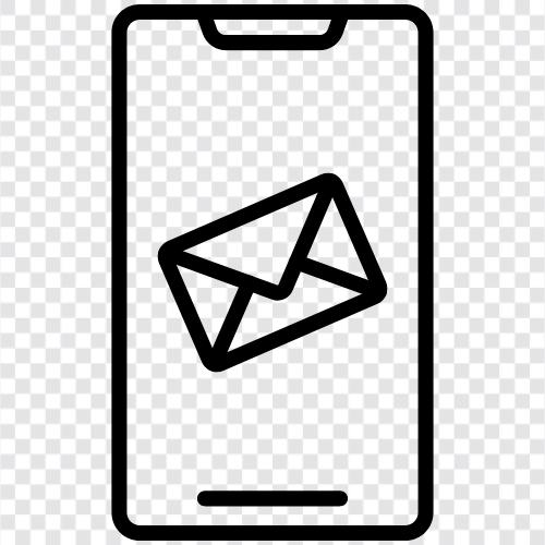 Mobiler EMailClient, EMailClient für mobile, mobile EMail clliient symbol