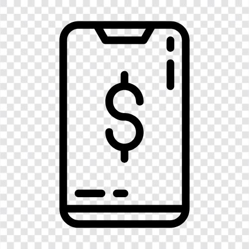 мобильные платежи, мобильные кошельки, биткоин, эфир Значок svg