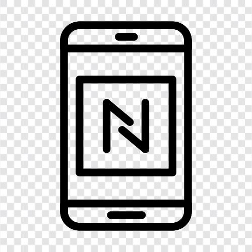 mobile Zahlungen, kontaktlose Zahlungen, RFID, Nahfeldkommunikation symbol