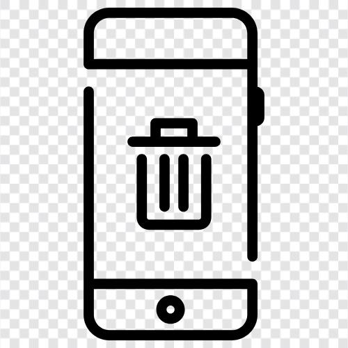 Mobile Phone, Cell Phone, Junk Mail, Emails icon svg